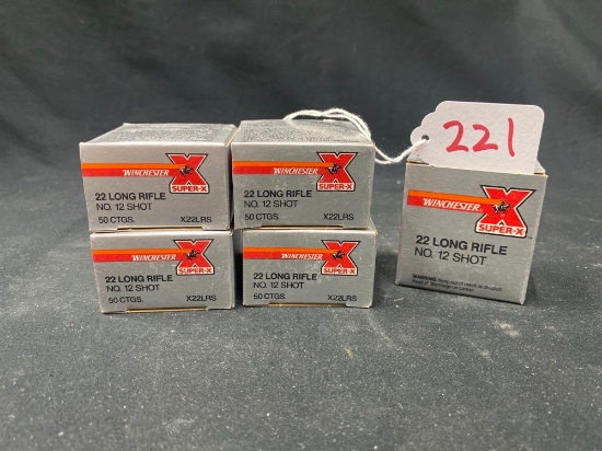 WINCHESTER 22 CAL NO 12 SHOT (X5)