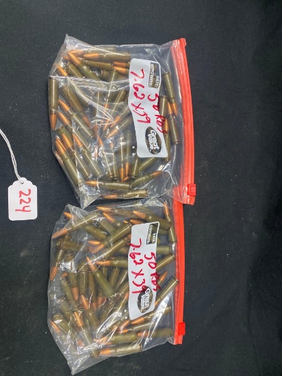 7.62X39 CAL 50 ROUNDS PER BAG (X2)