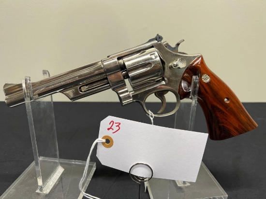 SMITH & WESSON MODEL 28-2 357 MAG NICKEL SN#N170913