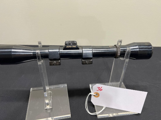 WEAVER K-4-1 SCOPE WITH RINGS