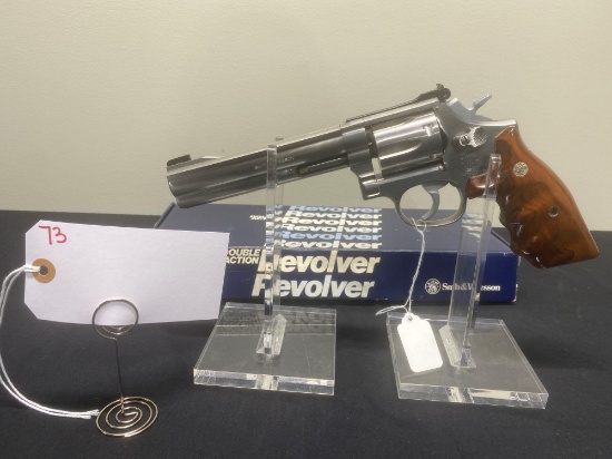 SMITH & WESSON MODEL 648 22 MAG STAINLESS IN BOX SN#BFA1160