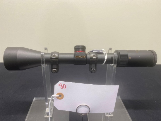 SIMMONS 44 MAG 3X10X44 WA SCOPE WITH RINGS