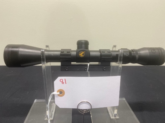 GAMO MODEL VFGE 3X9X40 SCOPE WITH RINGS AND MOUNT
