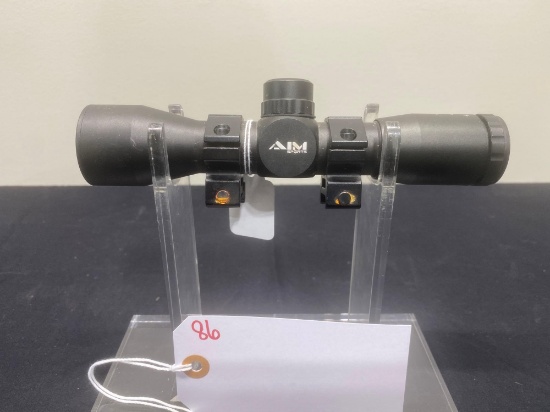 AIM SPORT 4X32 HAND GUN SCOPE WITH RINGS