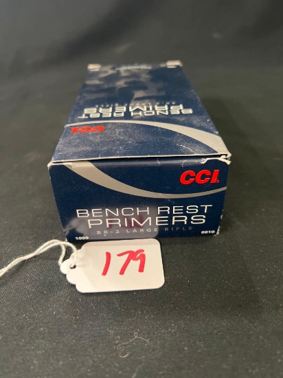 CCI BENCH REST LARGE RIFLE PRIMERS APPROX 600 IN BOX (X1)