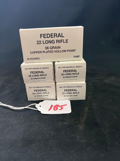FEDERAL 22 CAL HOLLOW POINT PROMOTIONAL SHELLS (X5)