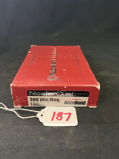NOSLER CUSTOM TROPHY 300 WIN MAG (X1)