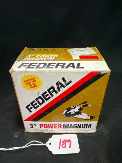 FEDERAL 12 GA NO 2 SHOT 3 IN LEAD (X1)