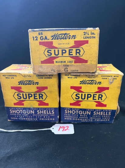 WESTERN SUPER X 12 GA NO 6 SHOT PAPER (X3)