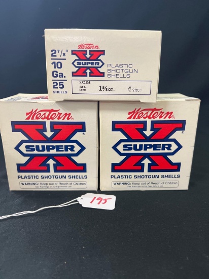 WESTERN SUPER X 10 GA 2 7/8 IN NO 4 SHOT (X3)