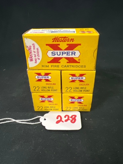 WESTERN 22 CAL LONG RIFLE HOLLOW POINT (X5)