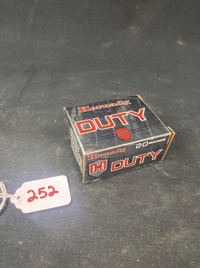 HORNADY CRITICAL DUTY 45 AUTO +P (X1)
