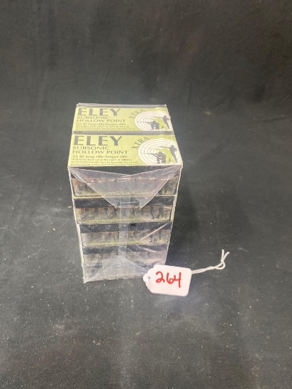 ELEY SUB SONIC 22 CAL LONG RIFLE HOLLOW POINT 500 ROUND BRICK (X1)