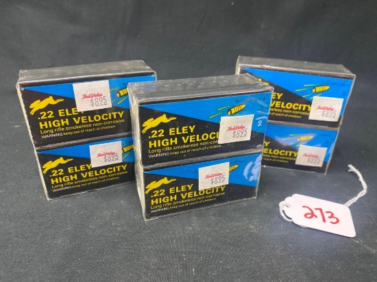ELEY HI VELOCITY 22 CAL LONG RIFLE HOLLOW POINT 300 ROUNDS (X1)