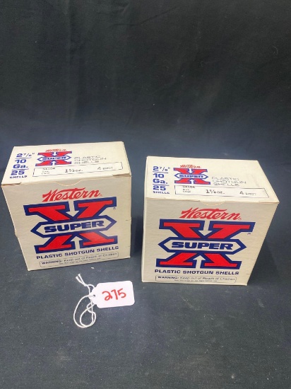 WESTERN 10 GA NO 4 SHOT 2 7/8 IN (X2)