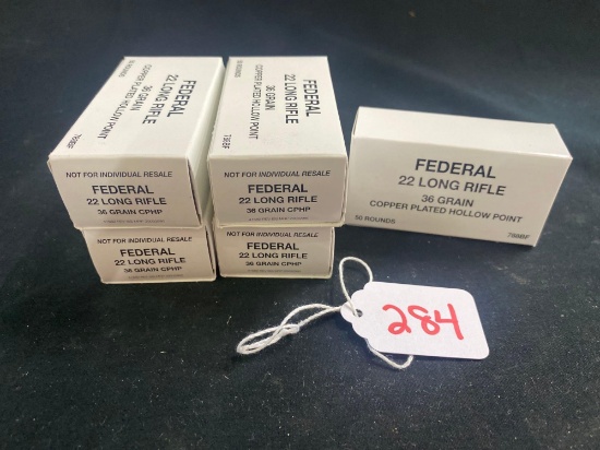 FEDERAL 22 CAL HOLLOW POINT PROMOTIONAL SHELLS (X5)