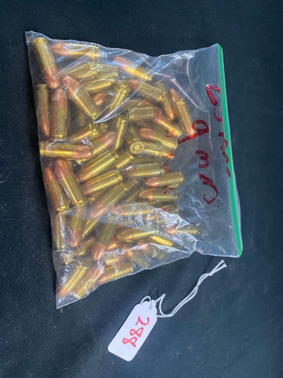 65 RONDS OF 9MM LUGER IN BAG (X1)