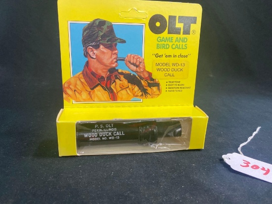 P.S. OLT WD-13 WOOD DUCK CALL NIB