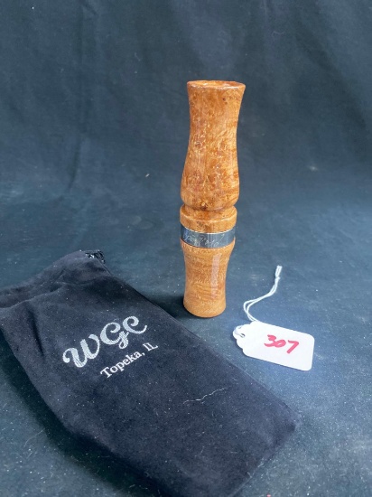 JIM WARD TOPEKA IL BURL MAPLE DUCK CALL