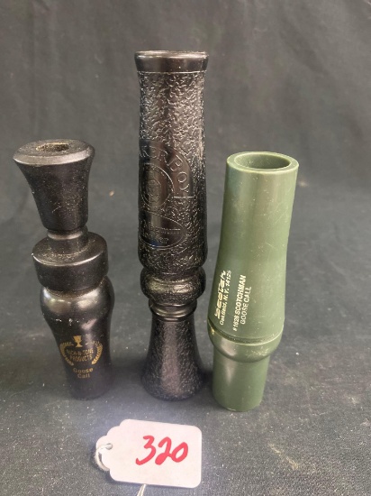 3 GOOSE CALLS - QUAKER BOY - RICH -N-TONE - SCOTCHMAN