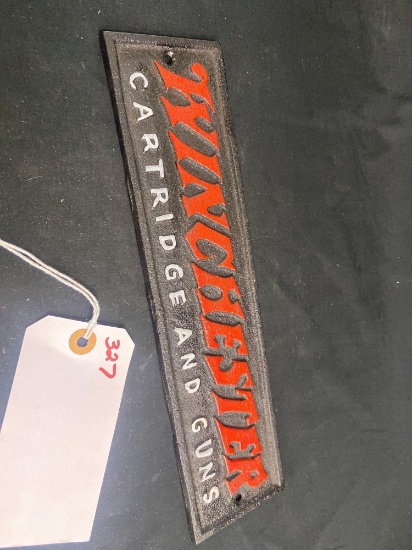 WINCHESTER CAST IRON SIGN