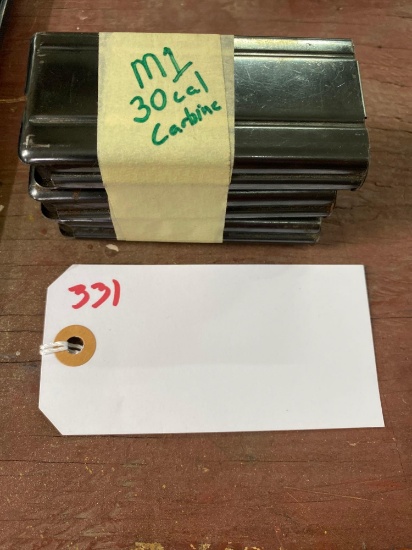 3 MI 30 CAL CARBINE CLIPS MARKED S.I. KSG AND KI (X3)