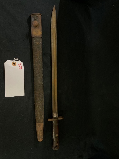 BAYONET 1907 AUSTRAILA WITH SCABBORD