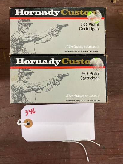HORNADY CUSTOM 357 MAG HOLLOW POINT (X2)