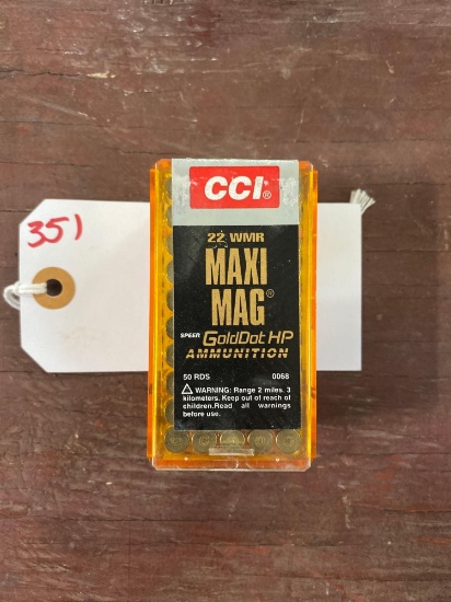 CCI 22 CAL MAGNUM GOLD DOT HOLLOW POINT (X1)