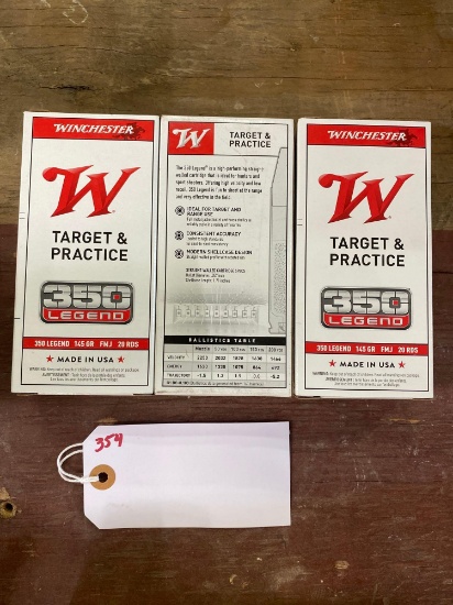 WINCHESTER 350 LEGEND TARGET (X3)