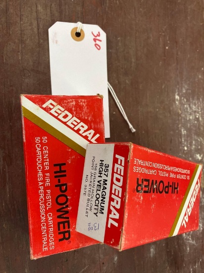 FEDERAL HI POWER 357 MAG HOLLOW POINT (X2)