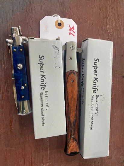 2 SUPER KNIVES - ASSISTED OPEN (X2)