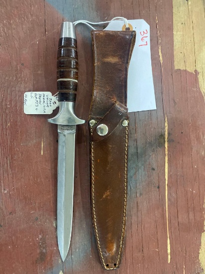 VALOR USA FIXED BLADE KNIFE WITH SHEATH