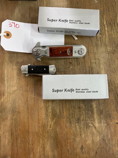 2 SUPER KNIVES - ASSISTED OPEN (X2)