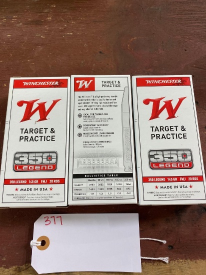 WINCHESTER 350 LEGEND TARGET (X3)