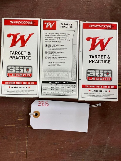 WINCHESTER 350 LEGENT TARGET (X3)