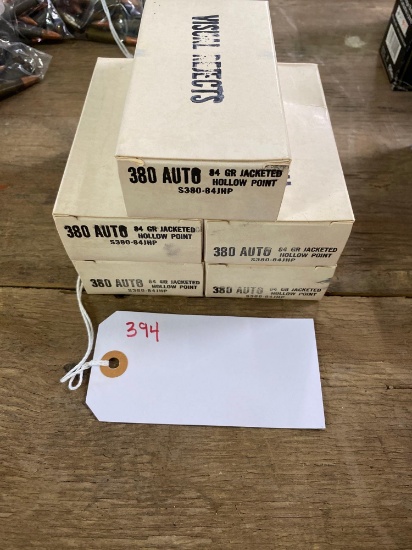 380 ACP HOLLOW POINT VISUAL REJECTS (X5)