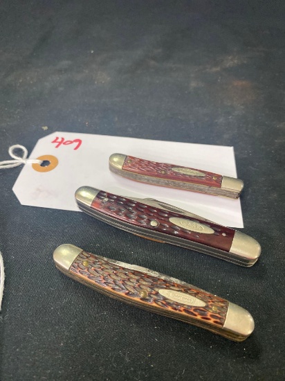3 KNIVES - 2 CRAFTSMAN AND 1 CASE XX (X1)