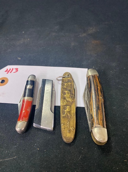 4 KNIVES - VARIOUS BRANDS (X1)