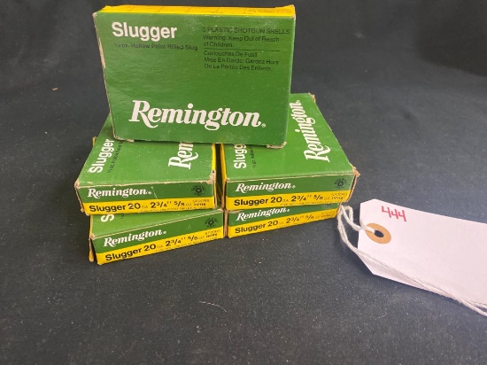 REMINGTON 20 GA RIFLED DEER SLUGS (X5)