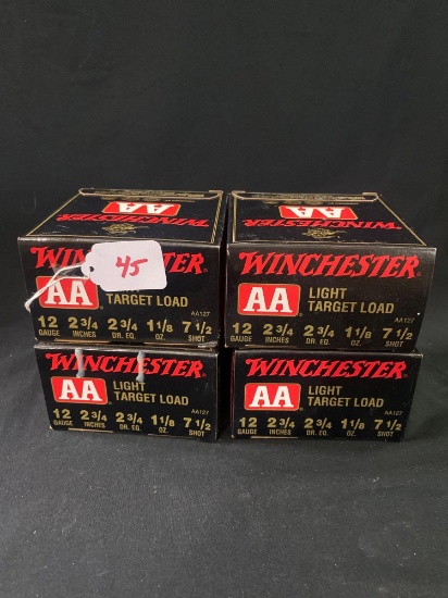 WINCHESTER 12 GA AA NO 7 1/2 SHOT (X4)