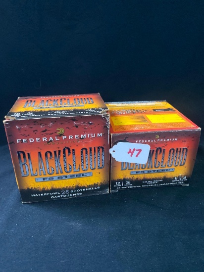 FEDERAL BLACK CLOUD 12 GA 3 1/2 IN NO 4 SHOT STEEL (X2)