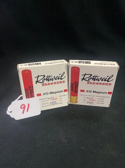 ROTTWEIL BRENNEKE 410 GA SLUGS (X2)