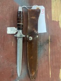 VALOR USA FIXED BLADE KNIFE WITH SHEATH