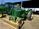 John Deere 4020 with Front Blade