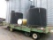 Flat Bed Trailer, Tanks, Mixing Vat & Motor