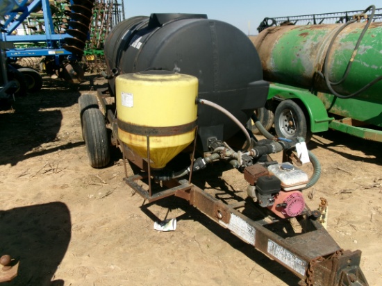 Adamsapx 1,000 gallon Tank, Nurse Trailer & Pump