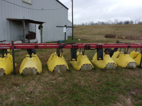 Red Ball 6 row Hooded Sprayer