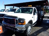 2001 Ford F550 Super Duty Service Truck, #1FDAF56F21ED43694
