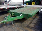 Tandem Axle Metal Floor Trailer